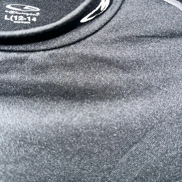 Champion Charcoal Long Sleeve Kids Tee - Picture 8 of 8